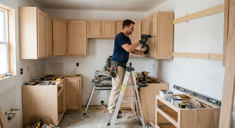 Wood Cabinet Installation in Dayton, OH